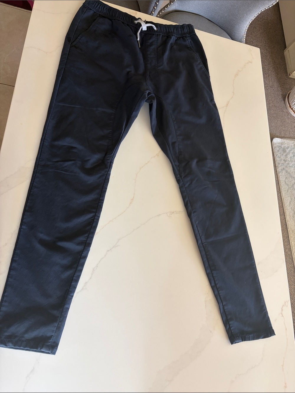 ZANEROBE Casual Drawstring Jogger Pants - Navy